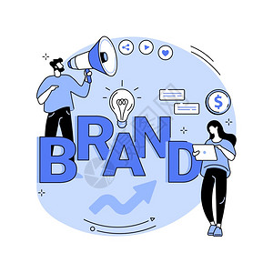 建立品牌意识营销战略品牌管理公司身份通信战略商业故事抽象隐喻图片