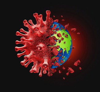 世界恢复和流感或冠状全球疫苗是国际社会医学界与传染病细胞作斗争为从3D造成的大流行病中恢复的象征图片