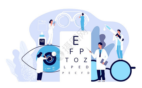 眼科概念医生检查病人的视力眼科医生检查视力科医生检查视力科医生检查图片