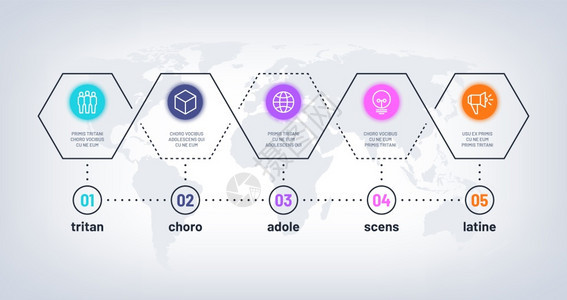 行程时间表带有5个步骤的流程图带有5个步骤的业务流程图带有数字的商务选项流程图增长时间表工作流程矢量图表演示说明图表和流程旅时间图片
