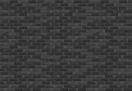 水平黑砖墙矢量eps10插图黑砖墙背景图片