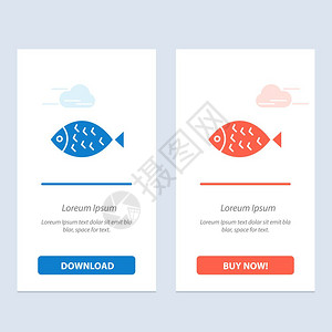 鱼食物复活节吃蓝红食下载和买即时网络部件卡模板图片