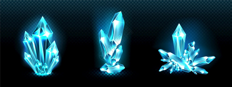 晶体组装有蓝色光石英或晶状矿物的体组装未露面的粗光岩渣孤立的首饰宝石贵重或稀有现实的三维矢量组装晶体有蓝色光亮的晶体组装有蓝色光图片
