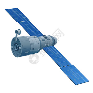 空间轨道站矢量轨道站高清图片