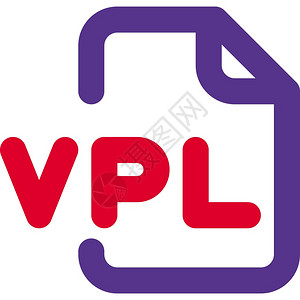 VPL文件格式矢量图标图片