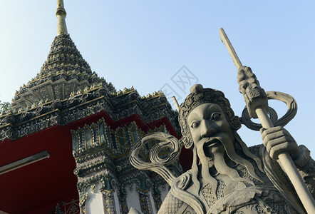 东南亚泰国曼谷市WatPho寺庙图片