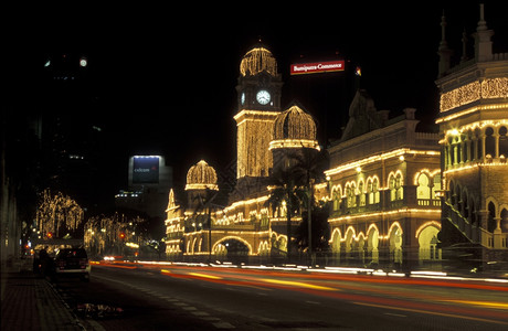 位于马来西亚东南部吉隆坡市梅尔代卡广场的苏丹阿卜杜勒萨马德宫图片