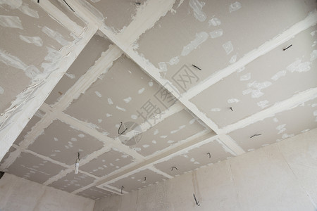 竹木纤维墙板房间天花板上面盖有干墙板总计划背景