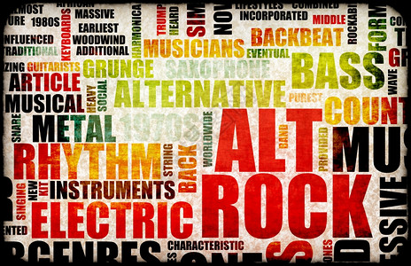 AltRockRock音乐画作为背景图片