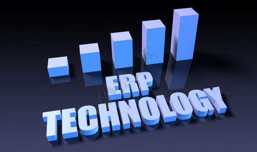 Erp技术3d蓝色和黑3d的ERp技术图表图片