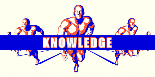 知识作为一种竞争概念知识背景图片