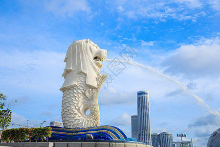 新加坡市Merlion公园图片