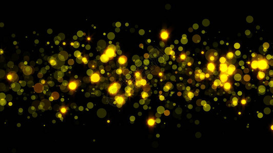 闪发光的抽象粒子3d代表金本位图片