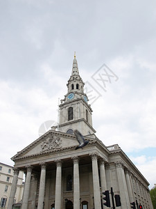 圣马丁教堂伦敦圣马丁教堂位于联合王国伦敦Trafalgar广场Fields的圣马丁教堂图片
