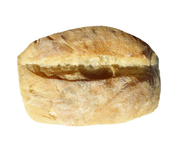 Bread白种背景孤立的面包食品图片