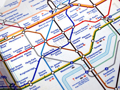伦敦地铁网络图伦敦地铁线路图背景图片