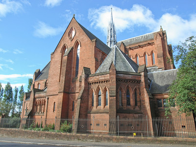 格拉斯哥大教堂格拉斯哥教堂建筑的格拉斯哥教区背景