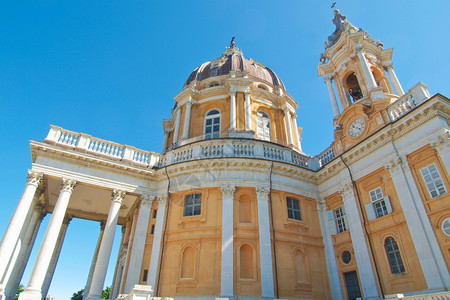 意大利都灵Superga大教堂意大利都灵古巴洛克修道院图片
