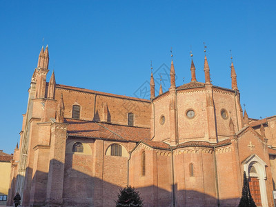 意大利齐埃里教堂圣玛丽亚德拉斯卡圣玛丽亚教堂或齐埃里杜奥莫教堂图片