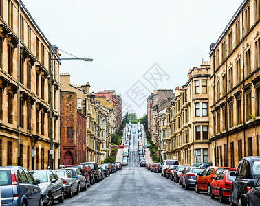 GardnerStreet格拉斯哥山最陡峭的道路图片