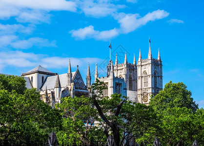 伦敦威斯敏斯特大教堂高动态范围HDR英国伦敦威斯敏斯特教堂图片