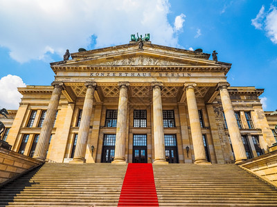 柏林HDR的KonzerthausBerlin高动态范围HDRKonzerthaus柏林音乐厅位于德国柏林密特区中央宪兵广场图片