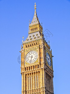 BigBenLondonHDHR英国伦敦威斯敏特宫议会大厦的HDRBen图片
