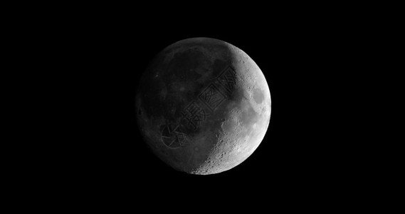 以望远镜观测到的怀轴新月用天文望远镜观测到的怀轴新月黑白6K格式与我自己的望远镜拍摄没有使用美国航天局的图像图片