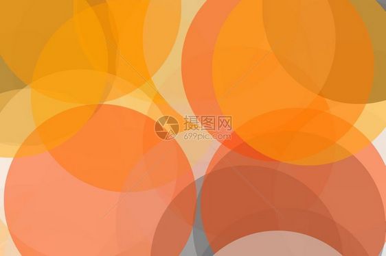 抽象灰橙色圆圈插图背景抽象的极简灰橙色插图以圆圈为背景图片