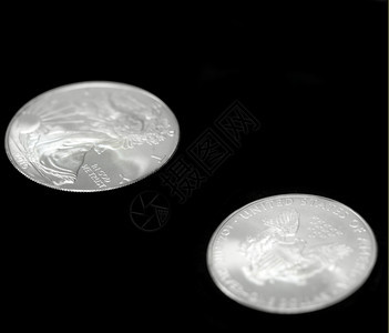美国银鹰圆硬币图片