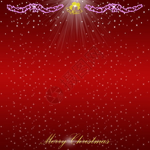圣诞天使圣诞快乐卡片的轻背景设计图片