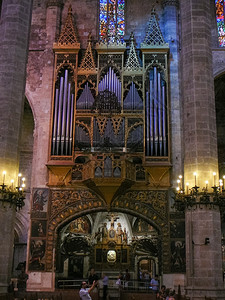 马洛卡帕尔马的拉苏大教堂帕尔马德马洛卡西班牙约2016年9月帕尔马圣玛丽亚大教堂又名拉苏图片