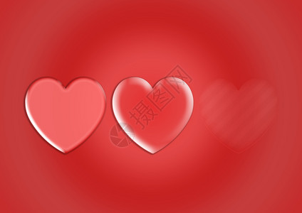 情人节有两颗心的背景背景图片