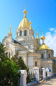 Pokrovskij保护圣母玛利亚主要东正教寺庙塞瓦斯托波尔市中心乌克兰里米亚1905年建筑师BAFeldman建造图片