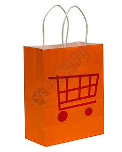 使用购物墨盒符号袋可以用来代表网上购物图片