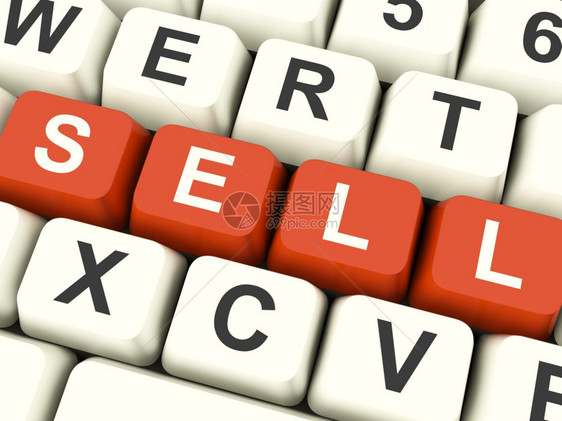 出售显示销售和业务的电脑钥匙出售显示销售和业务的红色电脑钥匙图片
