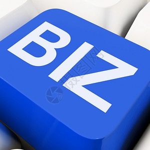 Biz键显示在线或网络业务图片