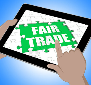 公平贸易板票商或买公平贸易图片
