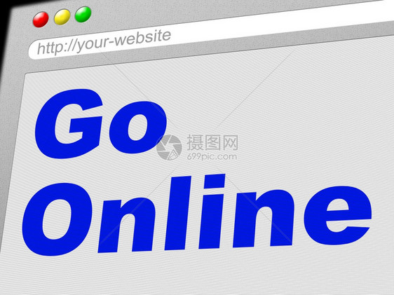 Go在线页面显示启动网络和互联图片