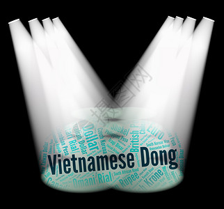 越南外币和Fx代表越南东图片