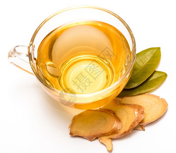 健康姜茶代表新鲜杯和饮料图片