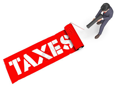税画辊表示税税三维渲染图片