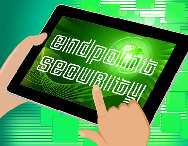 EndpointSecuritySafeSystemProtection3d插图端点安全安全系统显示针对虚拟互联网威胁的防护措施图片