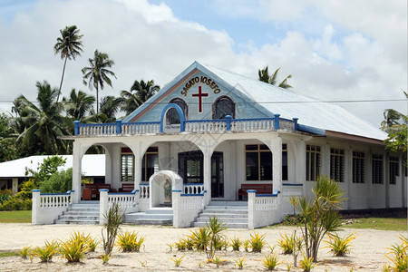 萨摩亚瓦伊岛的SagatoIosifo教堂图片