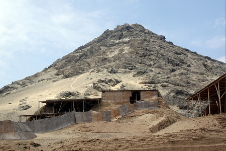 秘鲁北部瓦卡德拉卢纳遗址图片