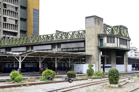 泰国曼谷Hualampong附近的火车站图片