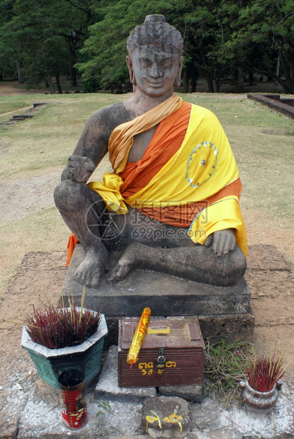 柬埔寨吴哥佛和寺图片