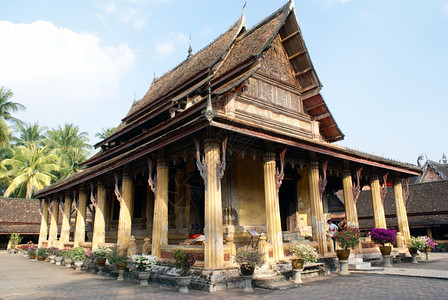 老挝Vyentyan的佛教湿西撒图片