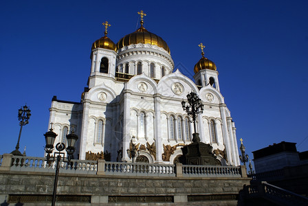 白大理石教堂克里斯托救世主莫科俄罗图片