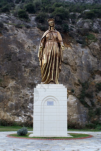 土耳其玛丽马纳附近圣母玛利亚女神像图片